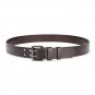 Leather Men's Work Belt - Durable Genuine Full Grain Leather Double Prong Belts