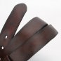 Full Grain Cow Leather Mens Belt for Jeans 1.3" Width Classic Casual Style