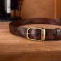 Full Grain Cow Leather Mens Belt for Jeans 1.3" Width Classic Casual Style