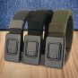 Big and Tall Elastic Men's Belt with Quick Release Aluminium Metal Buckle