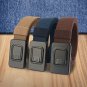 Big and Tall Elastic Men's Belt with Quick Release Aluminium Metal Buckle