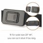 Big and Tall Elastic Men's Belt with Quick Release Aluminium Metal Buckle