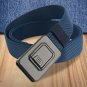 Big and Tall Elastic Men's Belt with Quick Release Aluminium Metal Buckle
