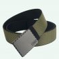 Mens Belt with Removable Square Buckle Two in One Tactical Webbing Belt for Jean