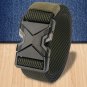 Durable Tactical Canvas Belt for Men's Jeans 1.5 inch Width Strong Webbed Strap
