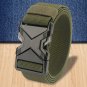 Durable Tactical Canvas Belt for Men's Jeans 1.5 inch Width Strong Webbed Strap