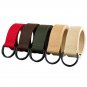 Big & Tall Mens Belt with Double D Ring Buckle, Belt Size 3xl To 6xl, Pack of 2