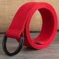 Big & Tall Mens Belt with Double D Ring Buckle, Belt Size 3xl To 6xl, Pack of 2