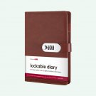 Lockable Diary Notebook for Boys and Girls A5 Leather Notebook Children's Gift