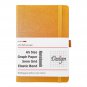 320 Pages Soft Leather Grid Paper Notebook Graph Paper Diary Notepad for Design