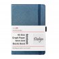 320 Pages Soft Leather Grid Paper Notebook Graph Paper Diary Notepad for Design