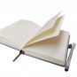 320 Pages Soft Leather Grid Paper Notebook Graph Paper Diary Notepad for Design