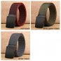 Nylon Breathable Military Men Waist Belt for Jean with Metal Buckle 120cm