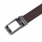 Big and Tall Men's Leather Ratchet Belt with Click Buckle No Hole Strap