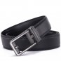 Big and Tall Men's Leather Ratchet Belt with Click Buckle No Hole Strap