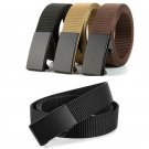 125cm Men Army Tactical Automic Buckle Nylon Belt for Outdoor Sport
