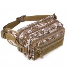 Men's Tactical Fanny Pack Camo Waist Bag for Outdoors Fishing Cycling Camping