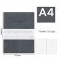 Large A4 Leather Grid Paper Notebook 352 Pages Graph Paper Diary 8.3" x 10.6"