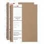 A4 Size Cardboard Cover Dot Grid Spiral Notebook Dotted Journal 100 Pages