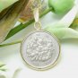 Japanese 100 Yen Coin Pendant 14kt Gold Filled Necklace Chain Coin jewelry