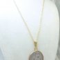Japanese 100 Yen Coin Pendant 14kt Gold Filled Necklace Chain Coin jewelry