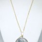 Italian 100 Lire 1976 Coin Pendant Gold Filled Bezel Chain Necklace Coin jewelry