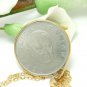 100 Lire Commemorative Italian Coin Pendant Guglielmo Marconi Coin jewelry