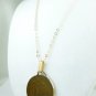 British Half Penny Coin Pendant George VI Golden Hind Ship Gold Filled