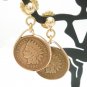 Indian Head Penny Coin Earrings 14 kt Gold Filled Mint Dates 1900 1908  Coin jewelry