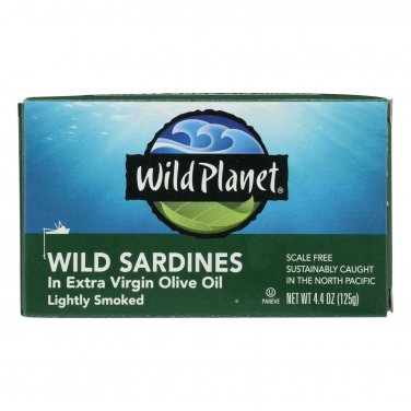 Wild Planet Wild Sardines - Extra Virgin Olive Oil - 4.4 oz (Pack of 3)