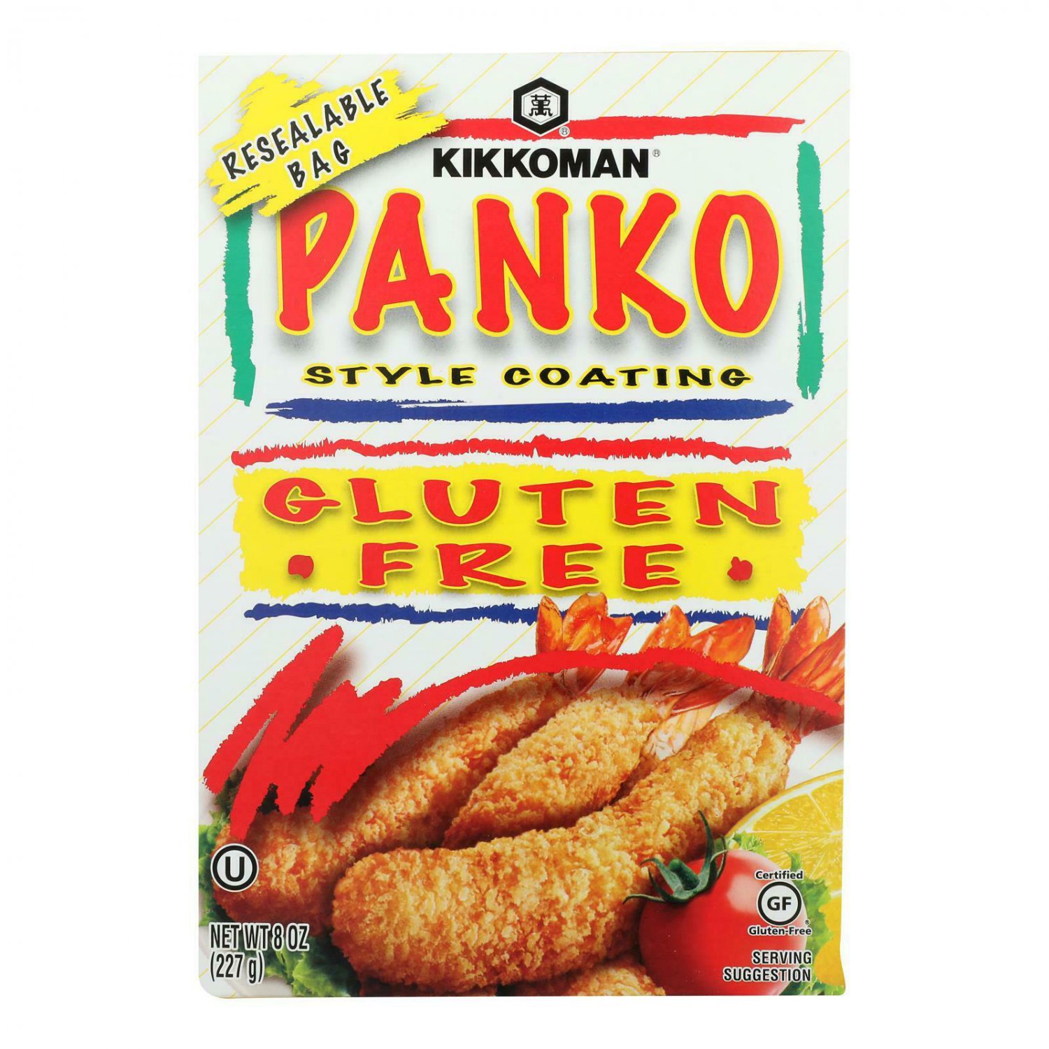 Kikkoman Coating Bread Crumbs Panko Style Case of 12 8 oz