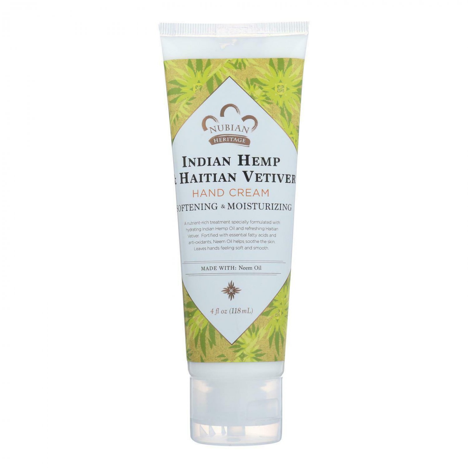 Маска для волос nubian heritage deep treatment masque indian hemp tamanu