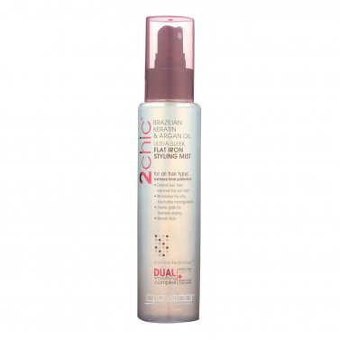 Giovanni 2chic Flat Iron Styling Mist with Brazilian Keratin and Argan Oil - ...