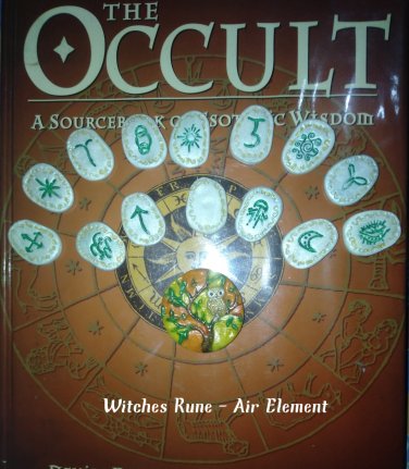 Witches /  Wiccan Handmade Rune stone in Air Element