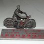 1930's Motorcycle W/ Cop Rider Germany unknown maker Wheels Turn ....Scarce Toy