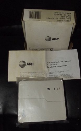 Vintage NEW & SEALED IN ORG. BOX AT&T Wireless Glass Break Detector Sensor 8570