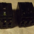 Two (2) Square D QOB340 Molded Circuit Breakers Bolt On 3P 40A NICE ONES