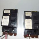 Two Square D 20A 1 Pole 120/240V Circuit Breaker EHB14020PL Power Link Ethernet