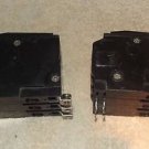 2 Square D QOB340 Molded Circuit Breakers 40A 3P 240 V Bolt on