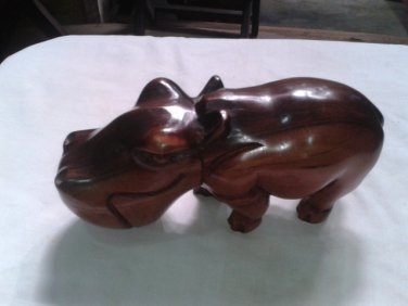 Ebony hippopotamus