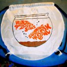 Pink Floyd Backpack / 60s Sports School Bookbag Vinyl Concert Goldfish T-shirt
