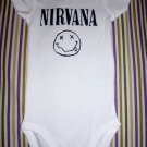 Nirvana / Kurt Cobain Baby Onesie Creeper One Piece Snapsuit Grunge 90s Newborn