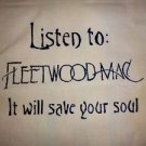 Fleetwood Mac Tote Bag / Purse / Handbag / Stevie Nicks Shirt / Retro Vtg Rock