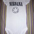Nirvana / Kurt Cobain Baby Onesie One Piece Snapsuit Grunge 90s 0 3 6 9 12 month