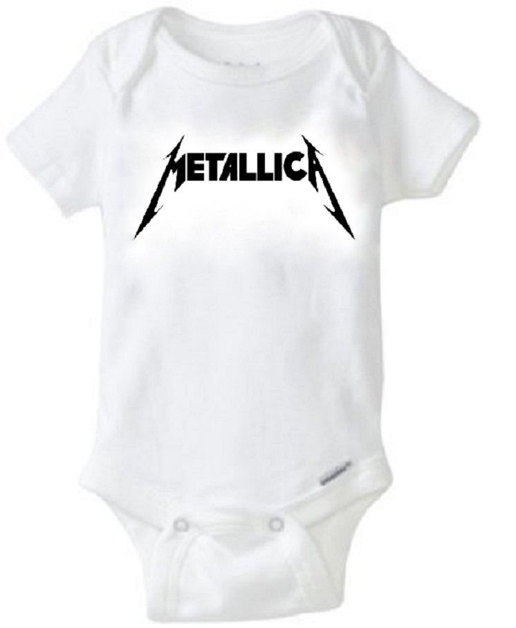 metallica baby grow