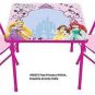 Disney Princess Erasable Activity Table Set 1 table 2 chairs 3 markers Pink Girl