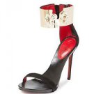 CESARE PACIOTTI $1200 Sz 8 Black Suede Metal Ankle Cuff Platform Sandal NIB Shoe