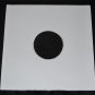 25 White Paper Inner Sleeves for 12" Vinyl Records Square Squared Corners