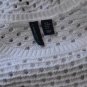 Womens Cynthia Rowley M White Knit Sweater Spring