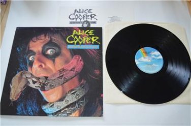 Alice Cooper Constrictor UK Made in England VG++ to NM Vinyl Record LP